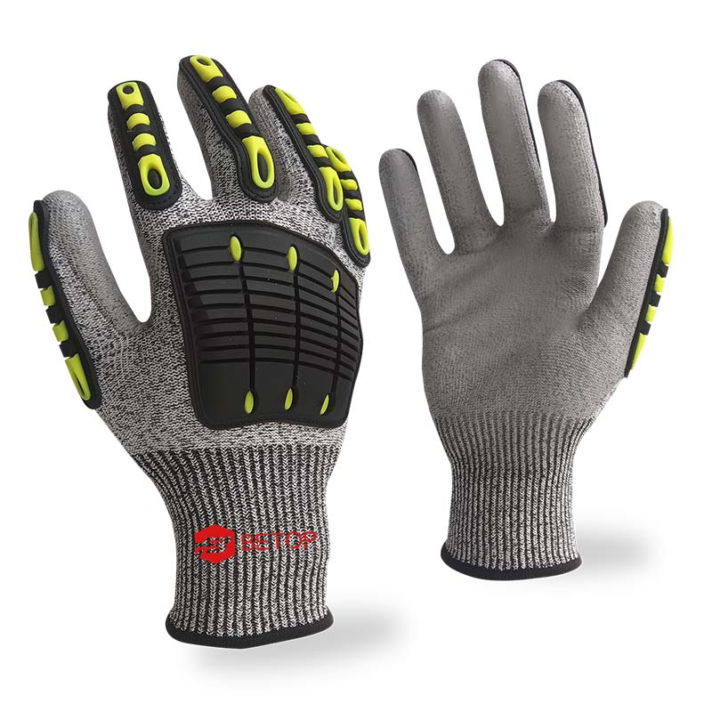 New Economical TPR Impact and Cut Resistant Gloves