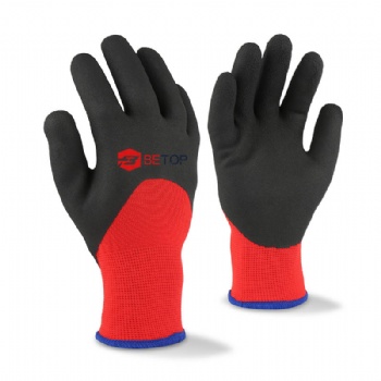 Double Thermal Shell Foam Latex Coated Winter Work Gloves