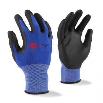 18G Ultra-thin Nylon Microfoam Nitrile Coated Gloves