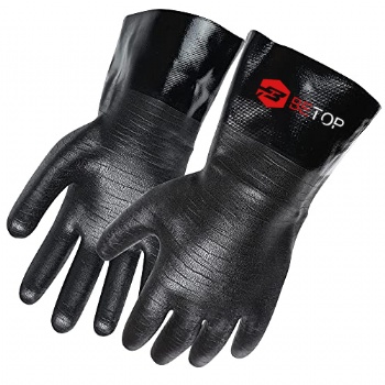 12 Inch Waterproof Neoprene Heat and Oil Resistant Gloves